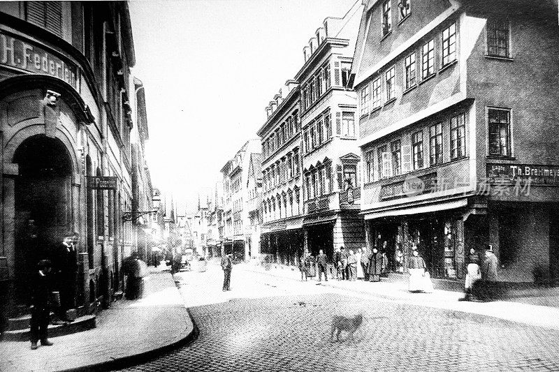 Stuttgart, Hirschstra?e, 1890